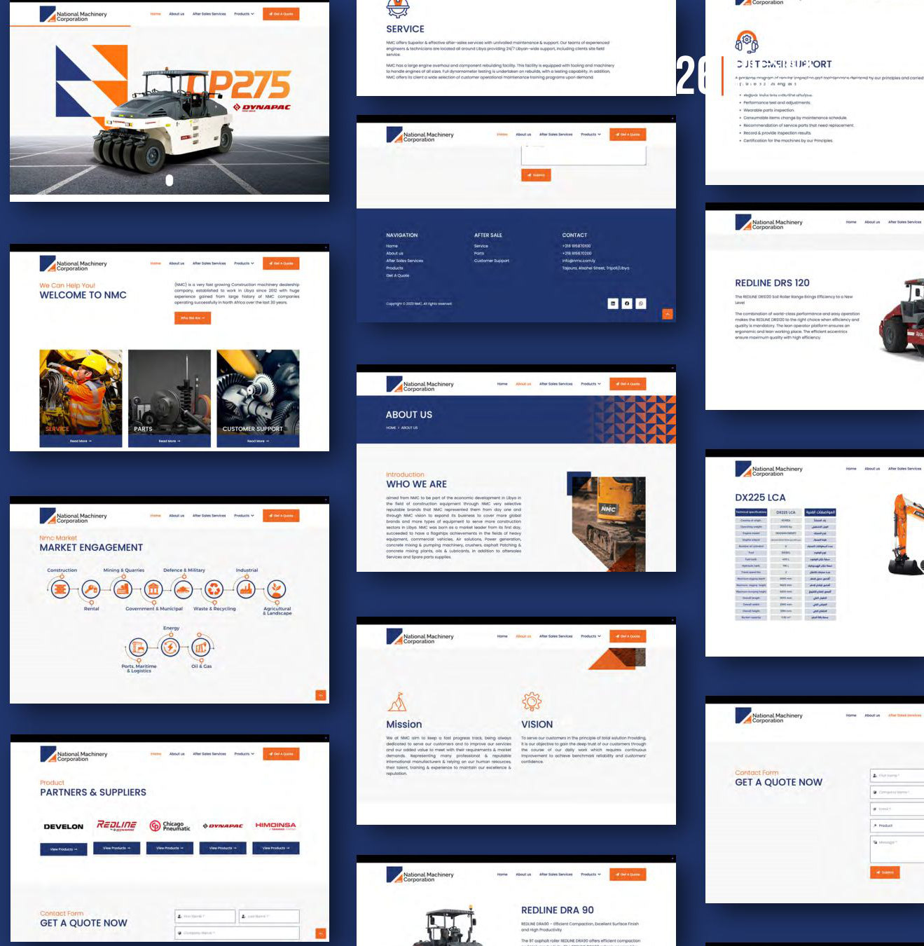 National Machinery: Website Design